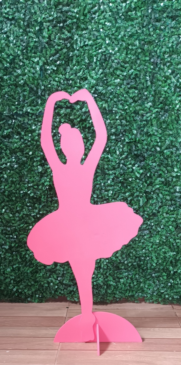 Toten Mdf - Bailarina - CRIS FEST DECOR - PEGUE E MONTE
