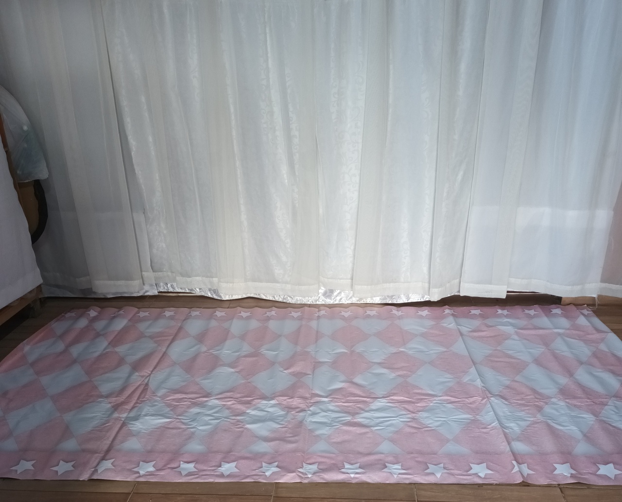 Tapete Sublimado 3,00X1,60 Circo Rosa - CRIS FEST DECOR - PEGUE E MONTE
