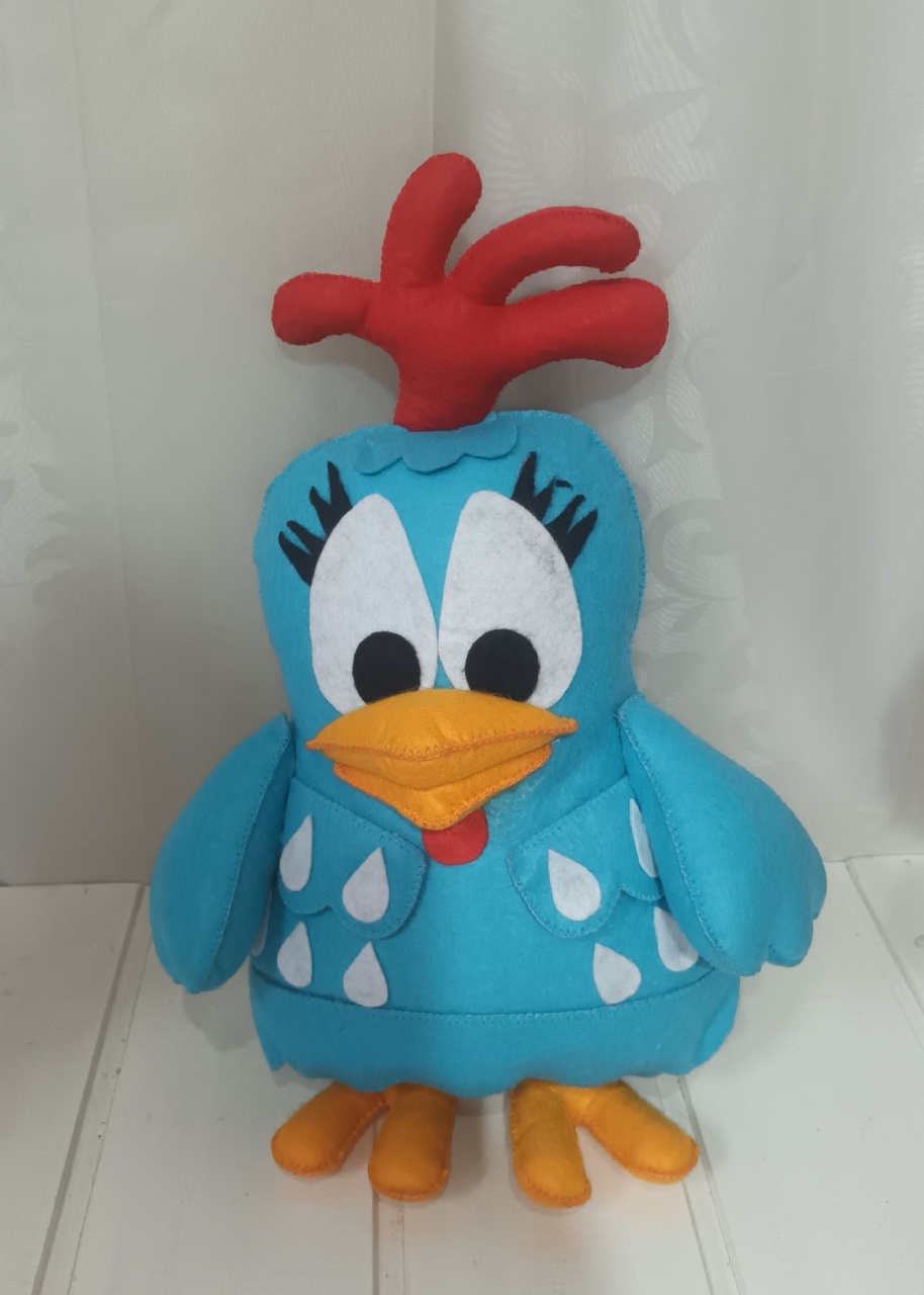 Personagem Feltro - Galinha Pintadinha - CRIS FEST DECOR - PEGUE E MONTE