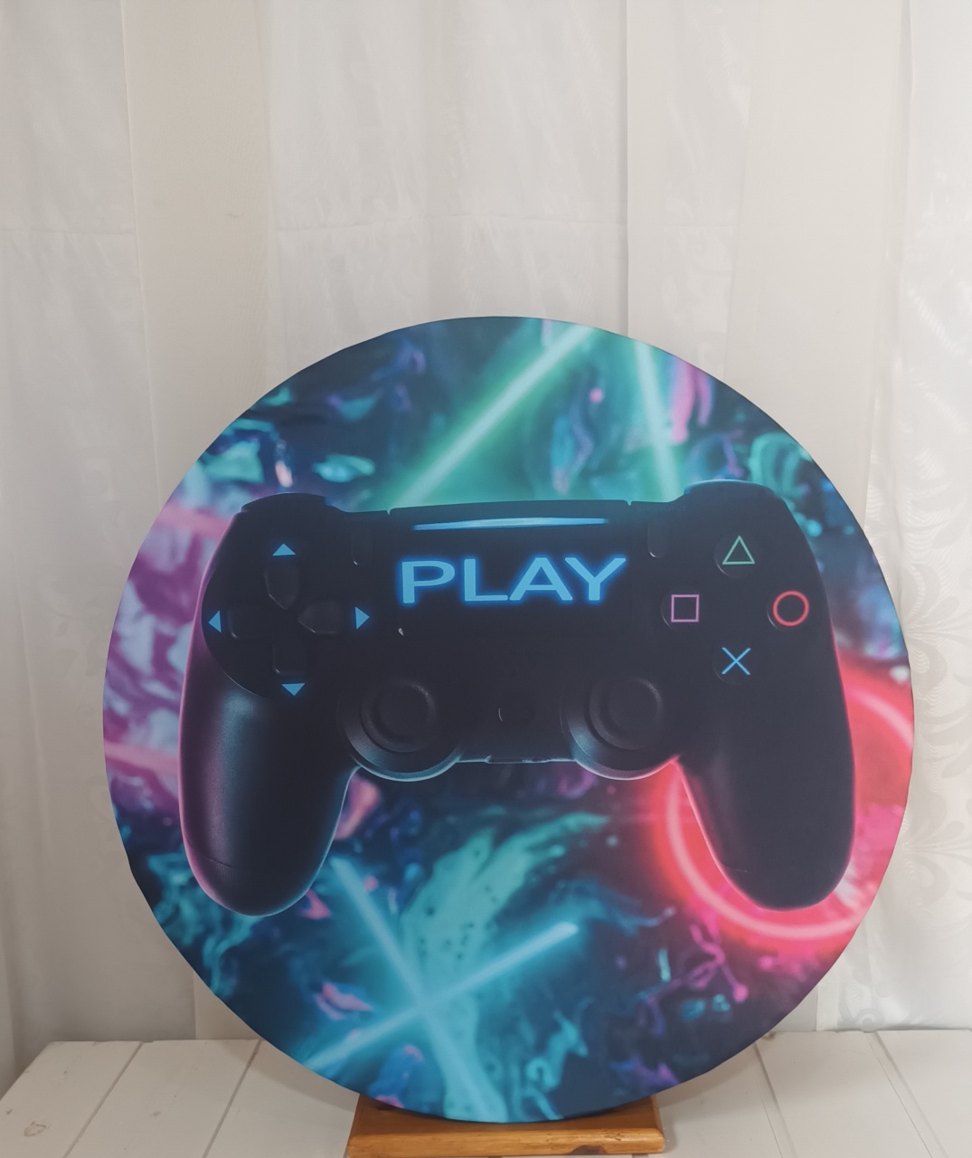 Capa Painel Sublimado 60Cm - Video Game - CRIS FEST DECOR - PEGUE E MONTE