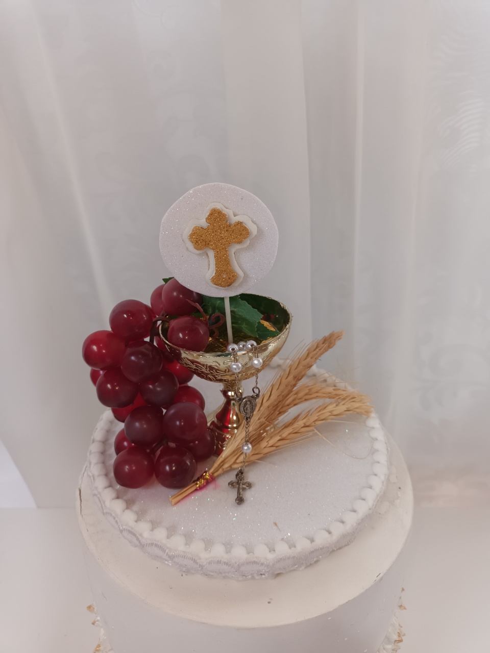 Enfeite Temático - Eucaristia  - CRIS FEST DECOR - PEGUE E MONTE