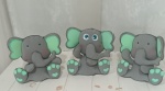 Personagem Eva - Elefantinho  Verde - imagem 2