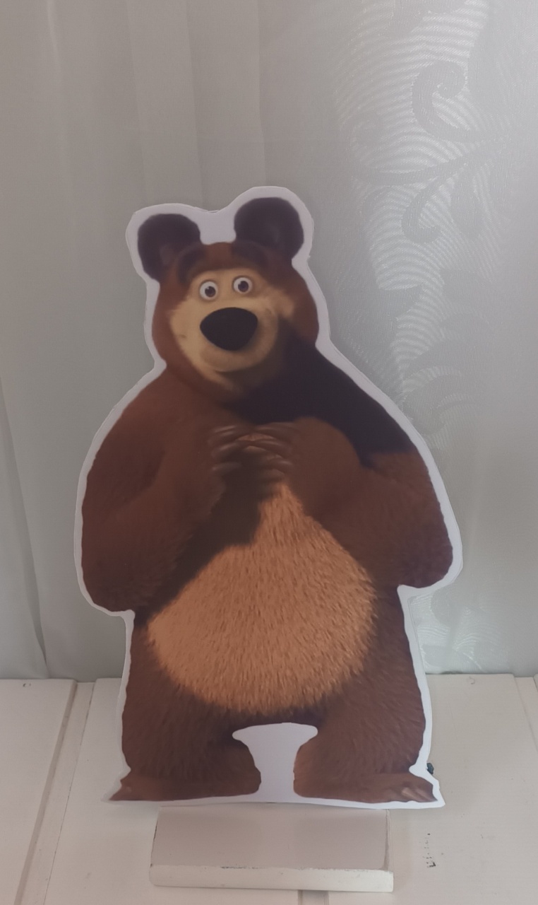  Display de Mesa - Tema: Masha E Urso   - CRIS FEST DECOR - PEGUE E MONTE