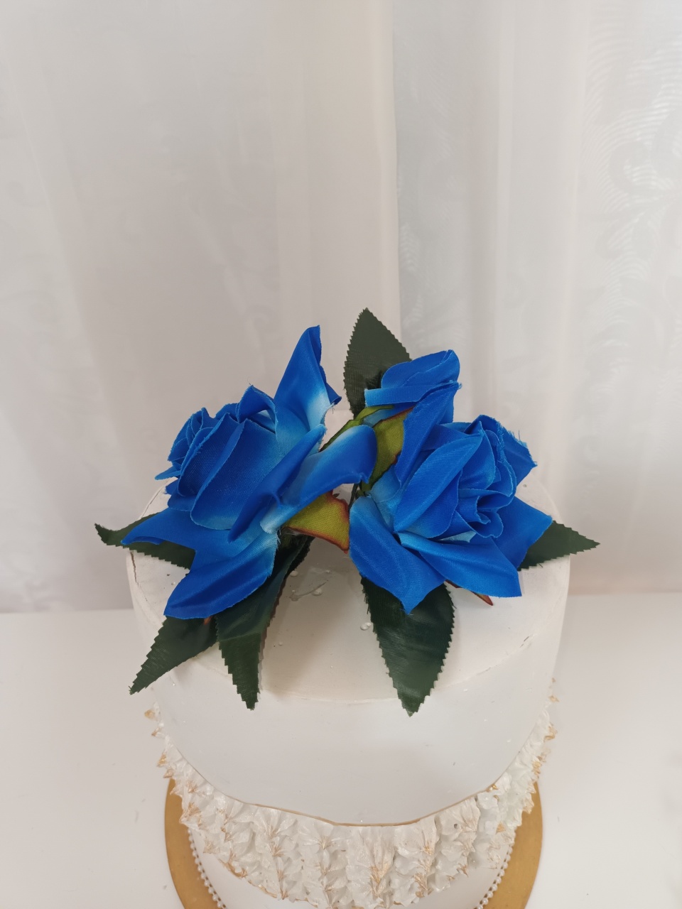 Enfeite Temático - Flores Azul - CRIS FEST DECOR - PEGUE E MONTE