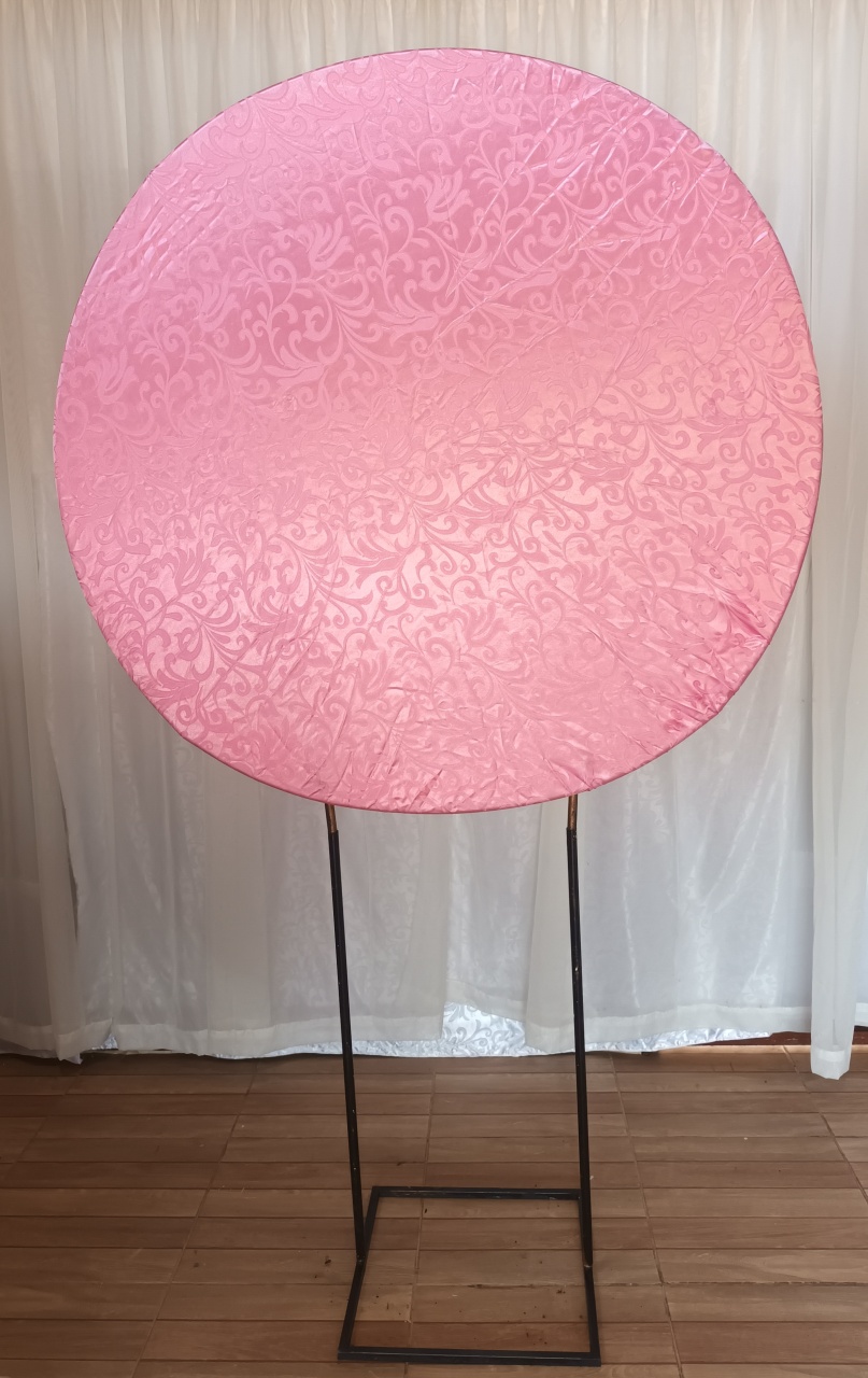 Capa Painel Lisa 1,20 - Rosa - CRIS FEST DECOR - PEGUE E MONTE