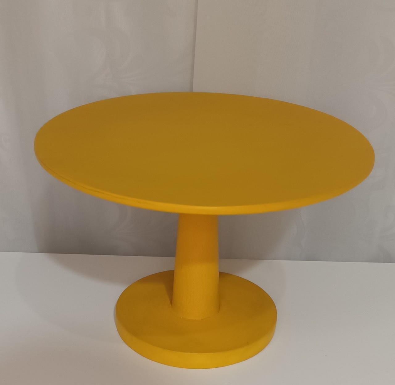 Boleira Alta Mdf- Amarelo - CRIS FEST DECOR - PEGUE E MONTE