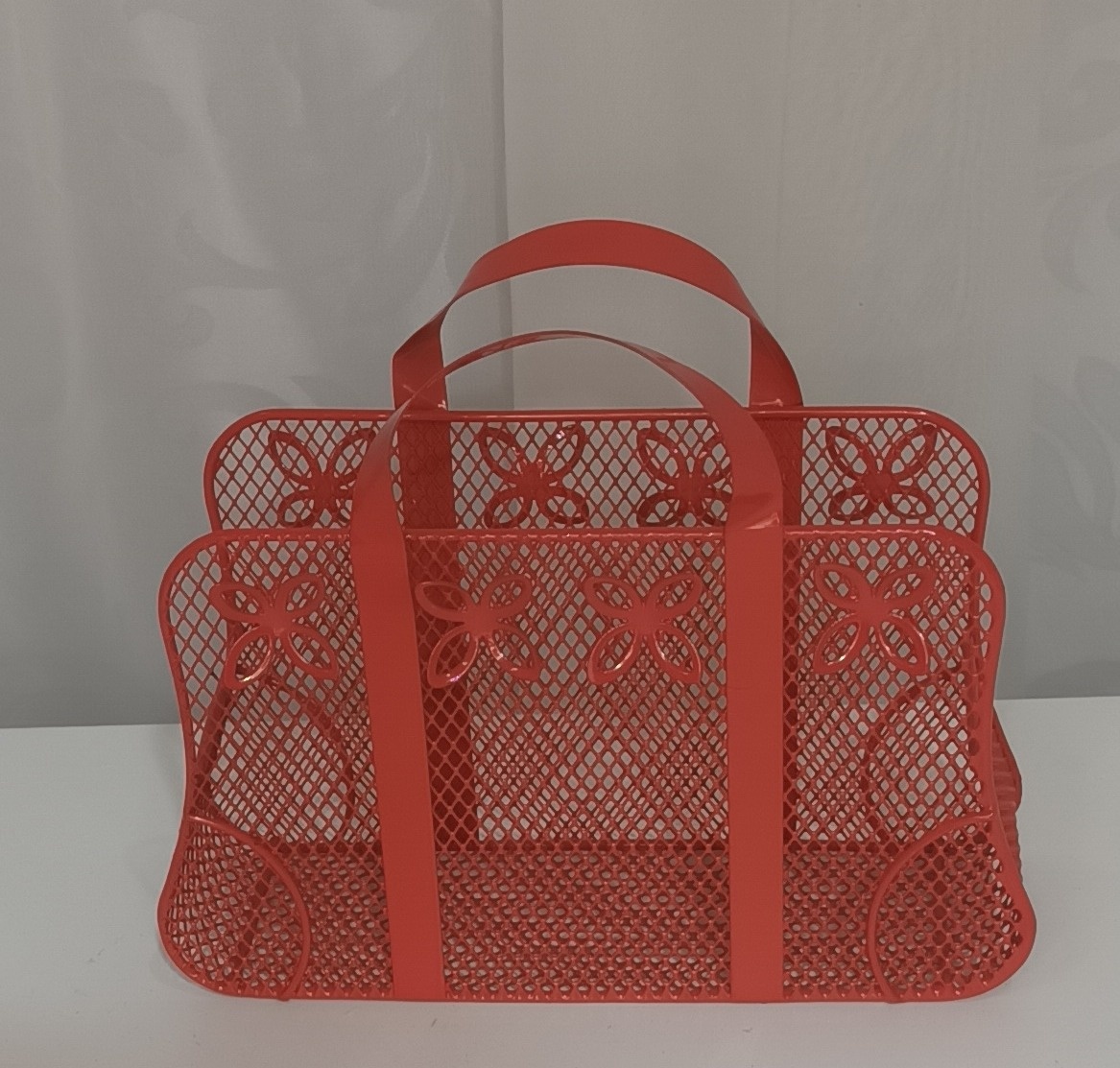 Adereços de Mesa - Bolsa Aramado Vermelho - CRIS FEST DECOR - PEGUE E MONTE