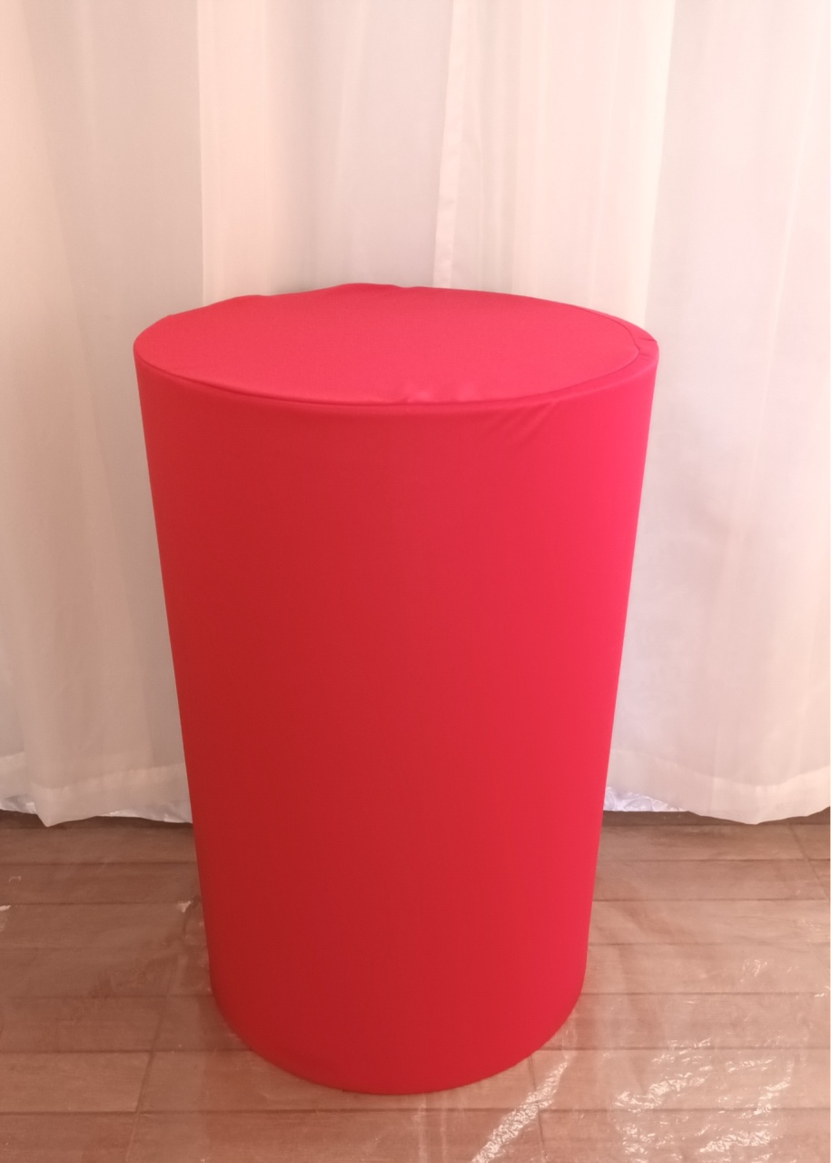 Capa de Cilindro Lisa: Vermelha C\G    - CRIS FEST DECOR - PEGUE E MONTE