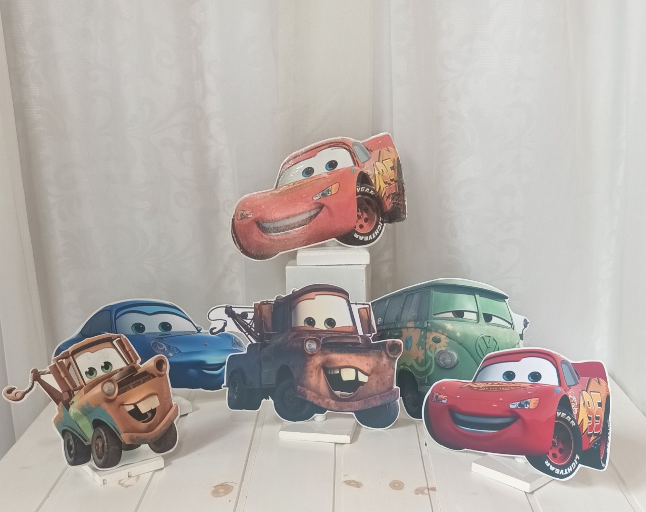 Display de Mesa - Tema: Carros - CRIS FEST DECOR - PEGUE E MONTE
