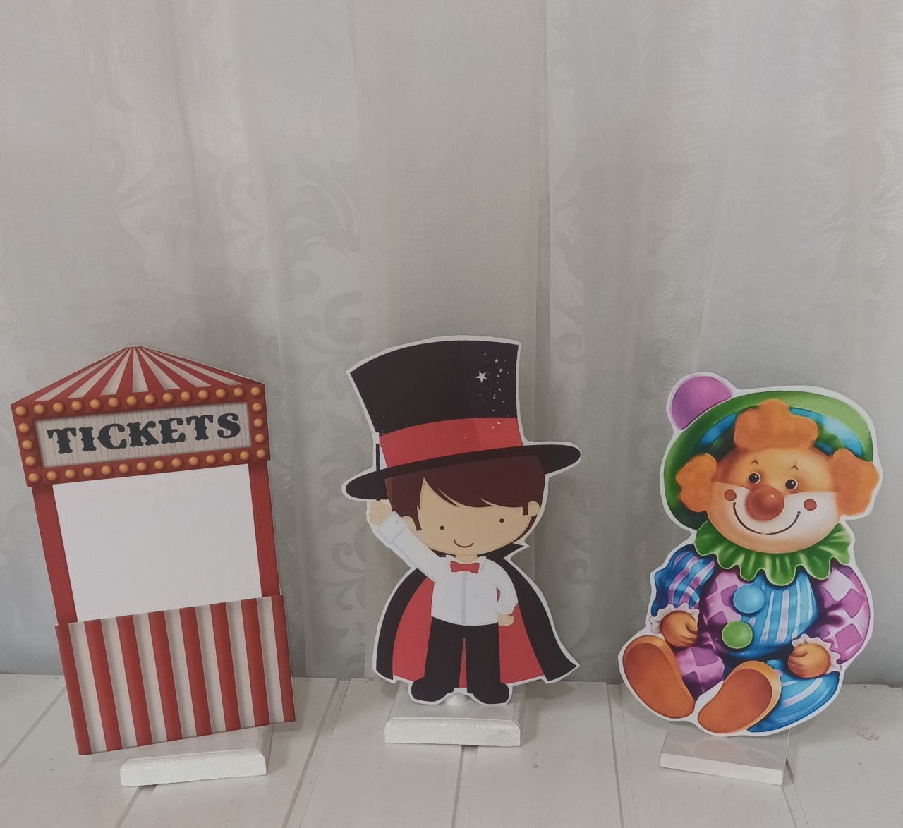 Display de Mesa - Tema: Circo Menino - CRIS FEST DECOR - PEGUE E MONTE