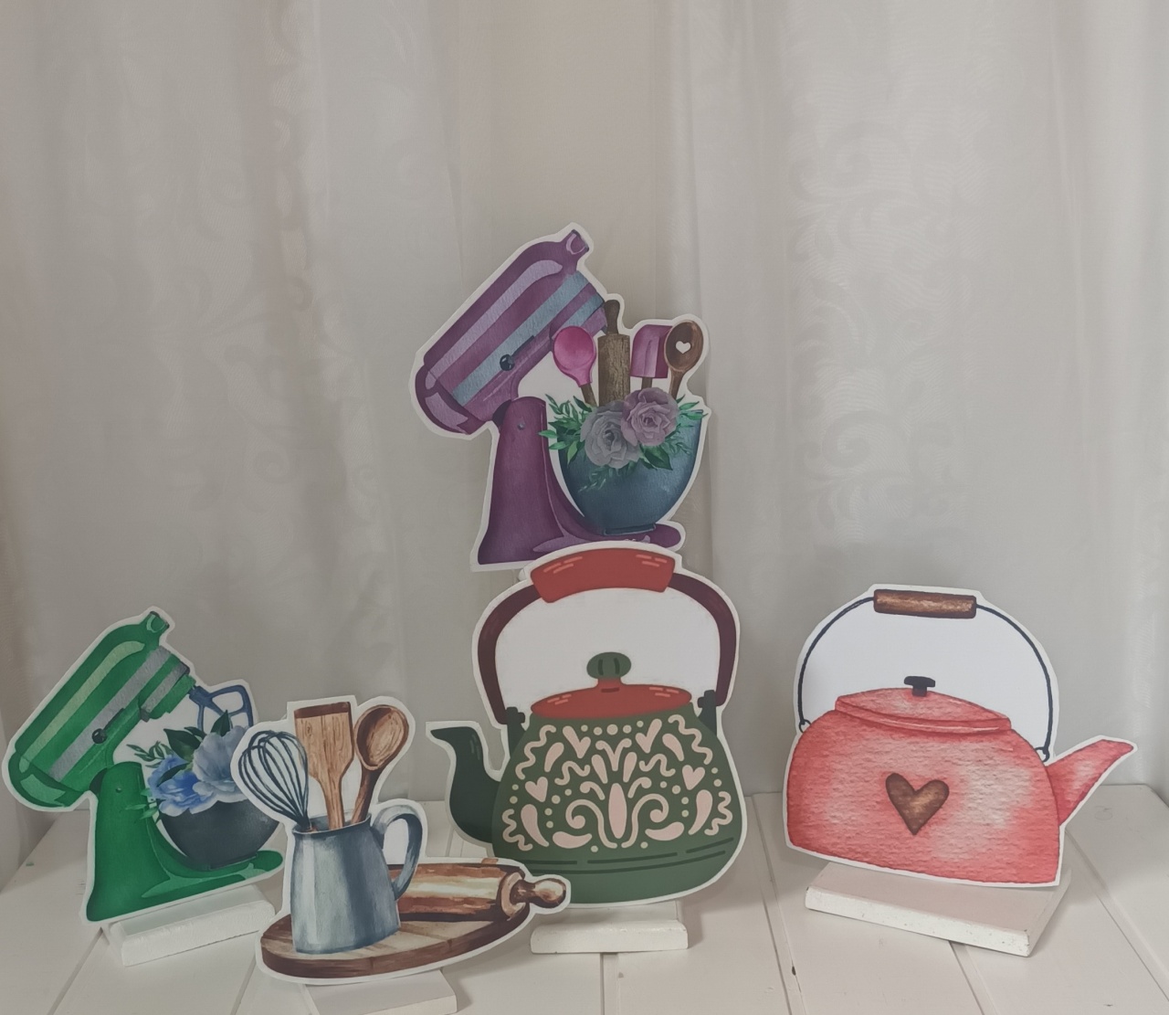 Display de Mesa - Tema: Chá de Cozinha\ Casa Nova - CRIS FEST DECOR - PEGUE E MONTE