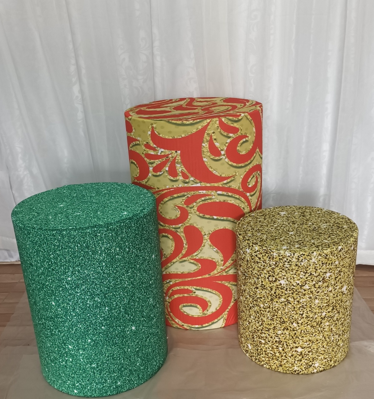 Capa de Cilindro Sublimada: Trio Natal - CRIS FEST DECOR - PEGUE E MONTE