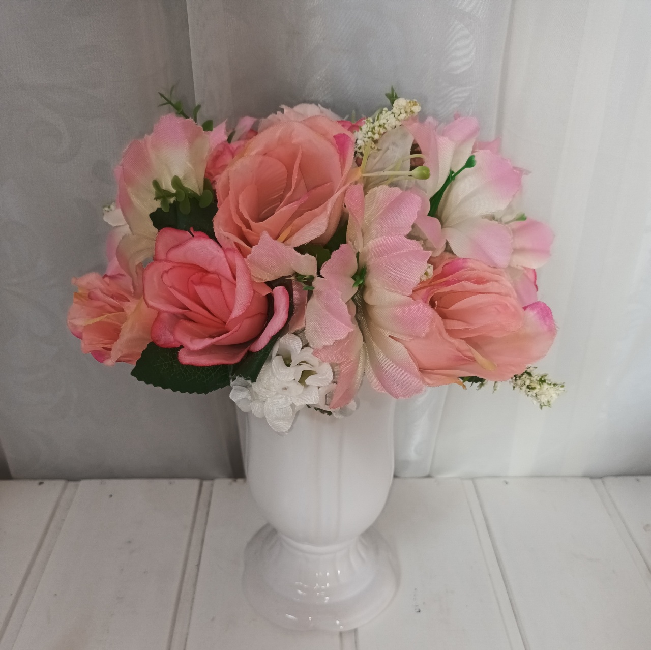 Arranjo Flor - Rosa  - CRIS FEST DECOR - PEGUE E MONTE