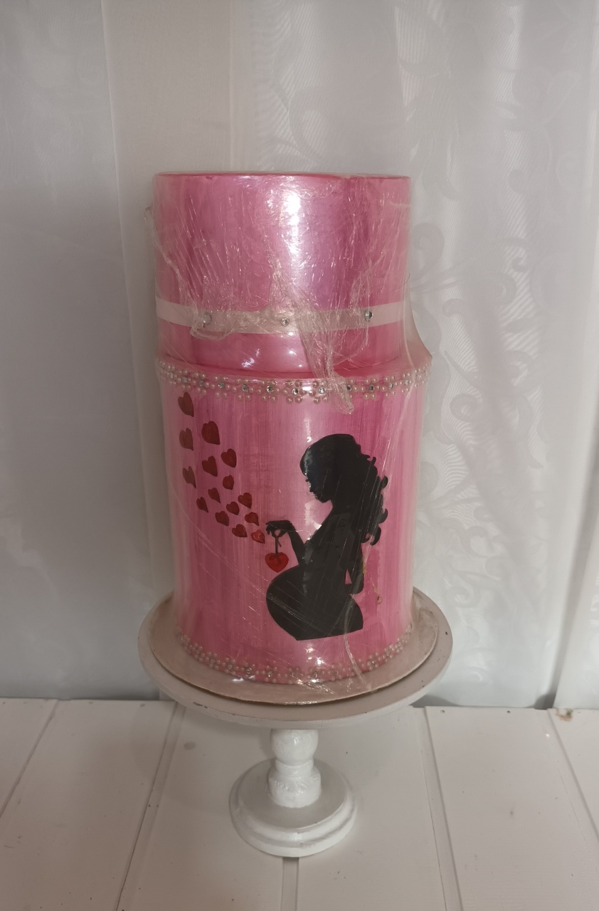 Bolo Fake Ii  -  Dia das Mães - CRIS FEST DECOR - PEGUE E MONTE