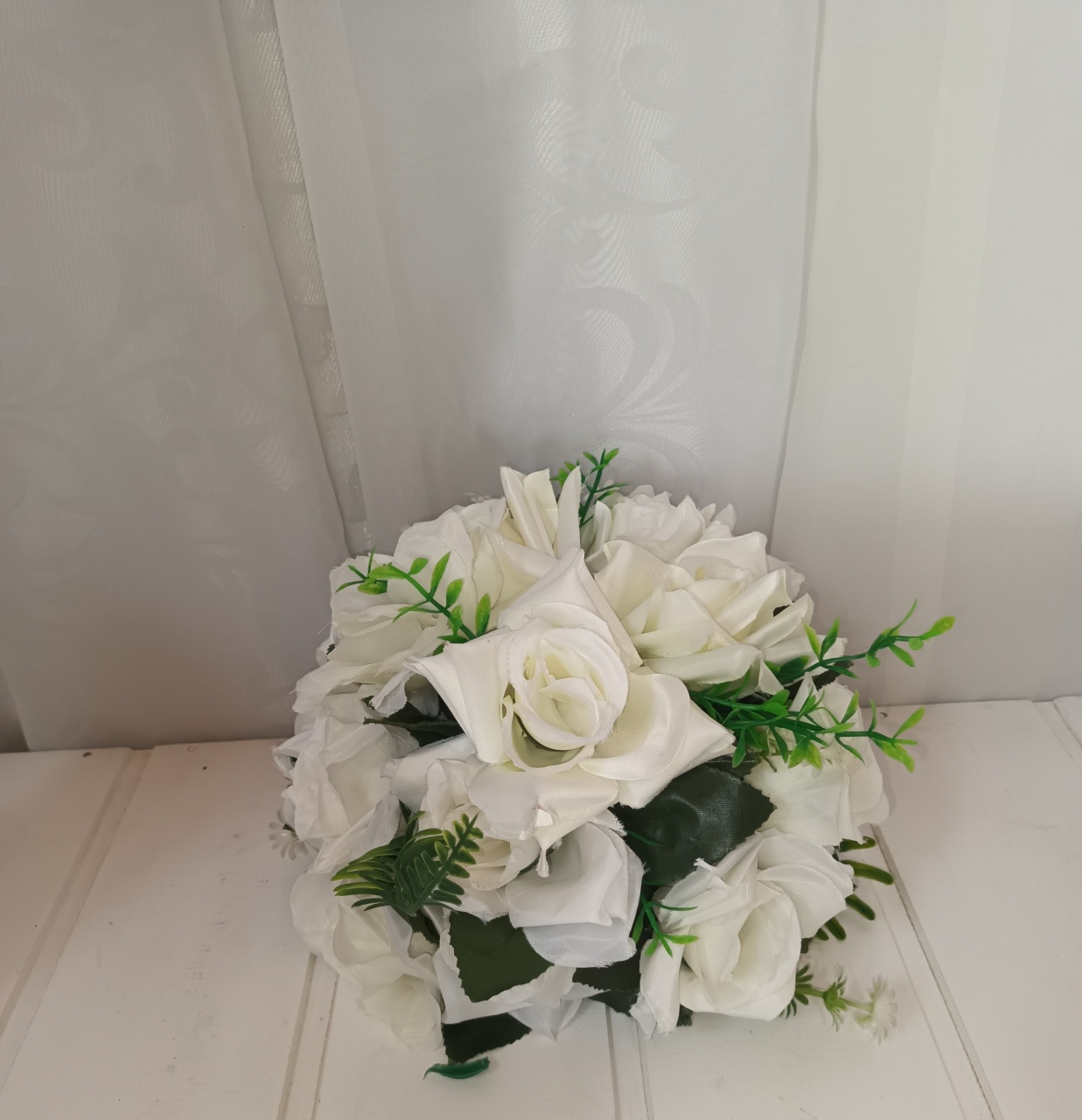 Arranjo Flor - Branco - CRIS FEST DECOR - PEGUE E MONTE