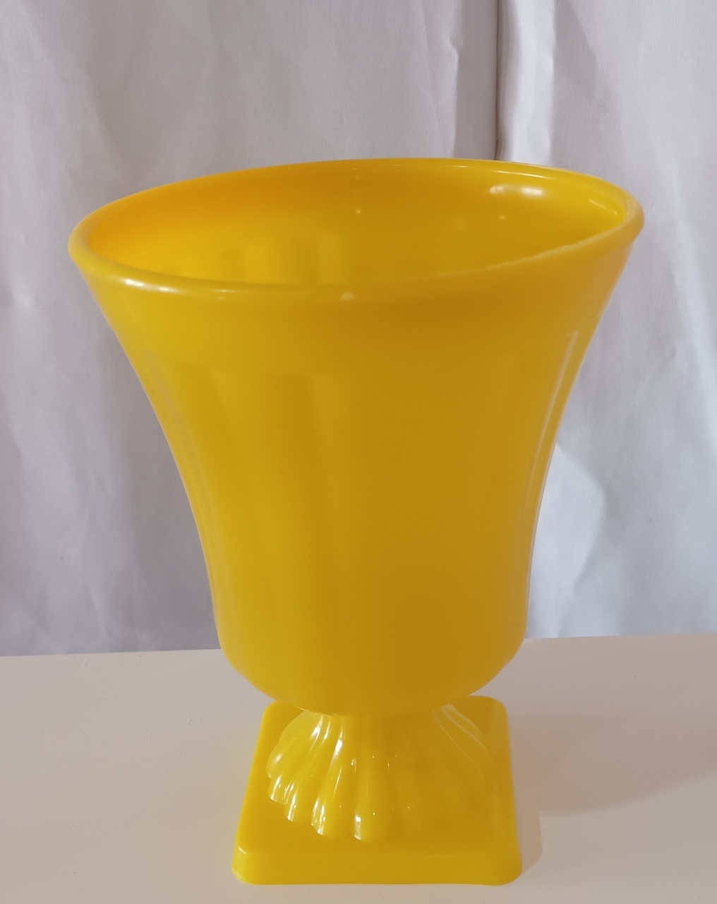 Vaso Pvc - Amarelo  - CRIS FEST DECOR - PEGUE E MONTE