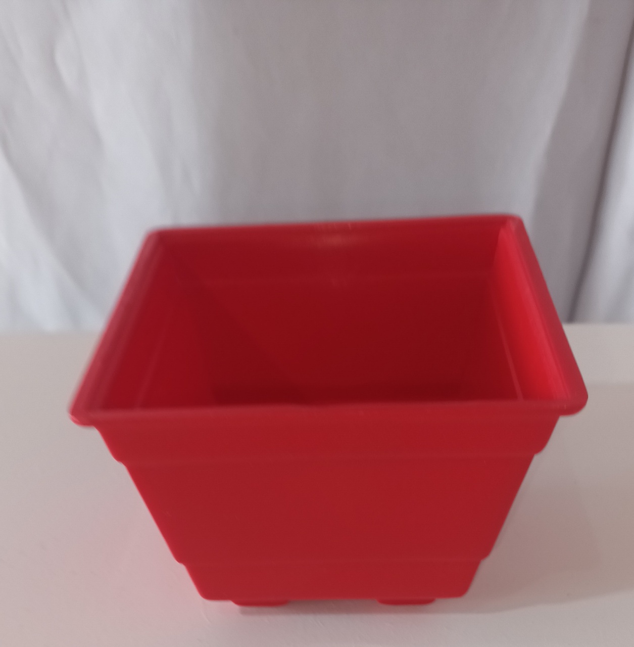 Mini Vaso Pvc Vermelho - CRIS FEST DECOR - PEGUE E MONTE