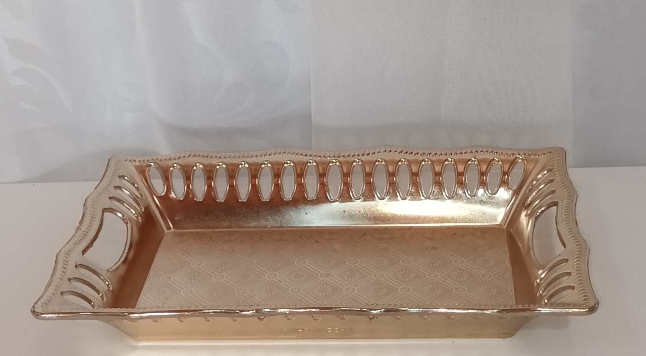 Bandeja Cesto-  Rose Gold P - CRIS FEST DECOR - PEGUE E MONTE