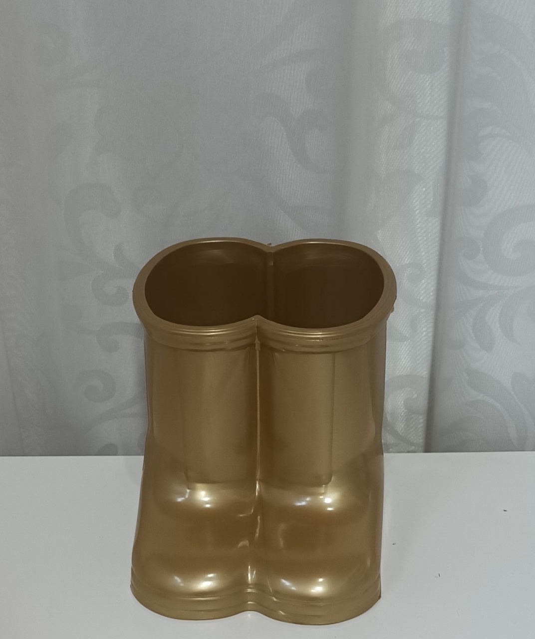 Botinhas Acrilico: Dourado - CRIS FEST DECOR - PEGUE E MONTE