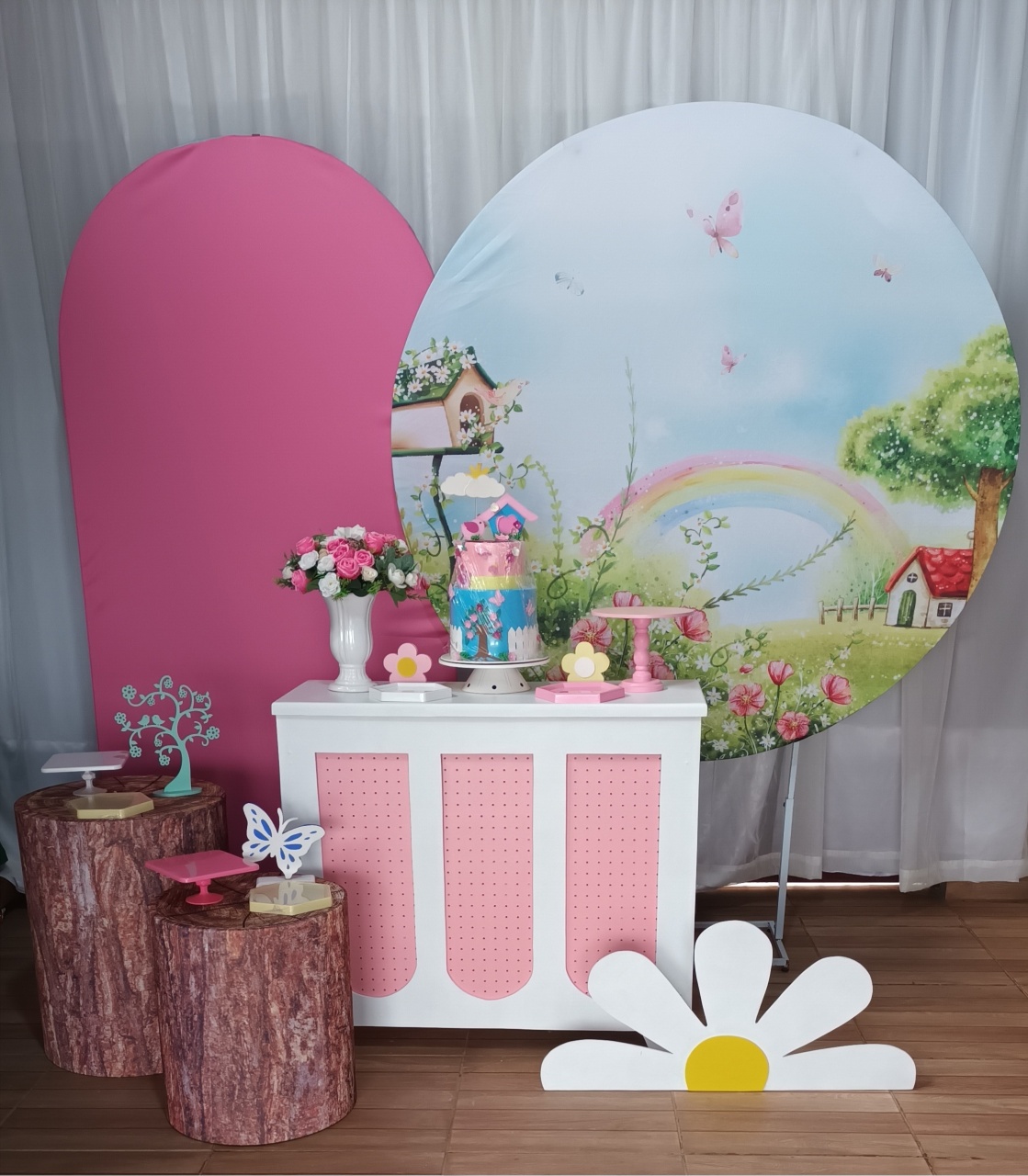 Composição - Jardim Encantado  - CRIS FEST DECOR - PEGUE E MONTE