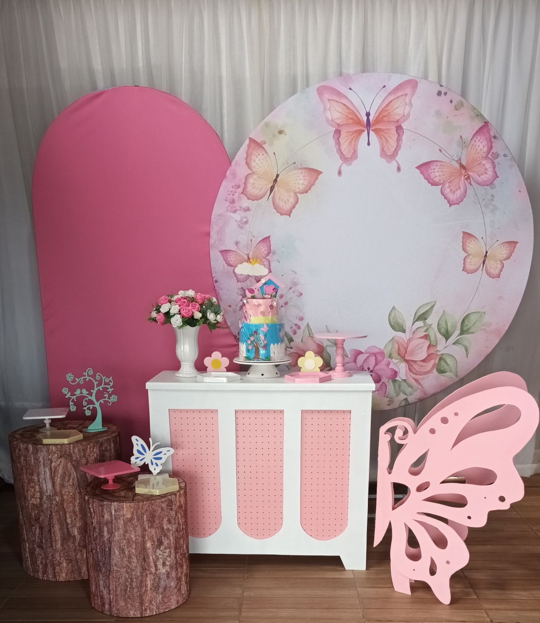 Composição - Jardim das Borboletas (Cópia) - CRIS FEST DECOR - PEGUE E MONTE