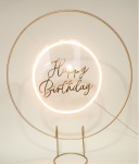 Acrilico Happy Birthday de Led 30Cm - imagem 1
