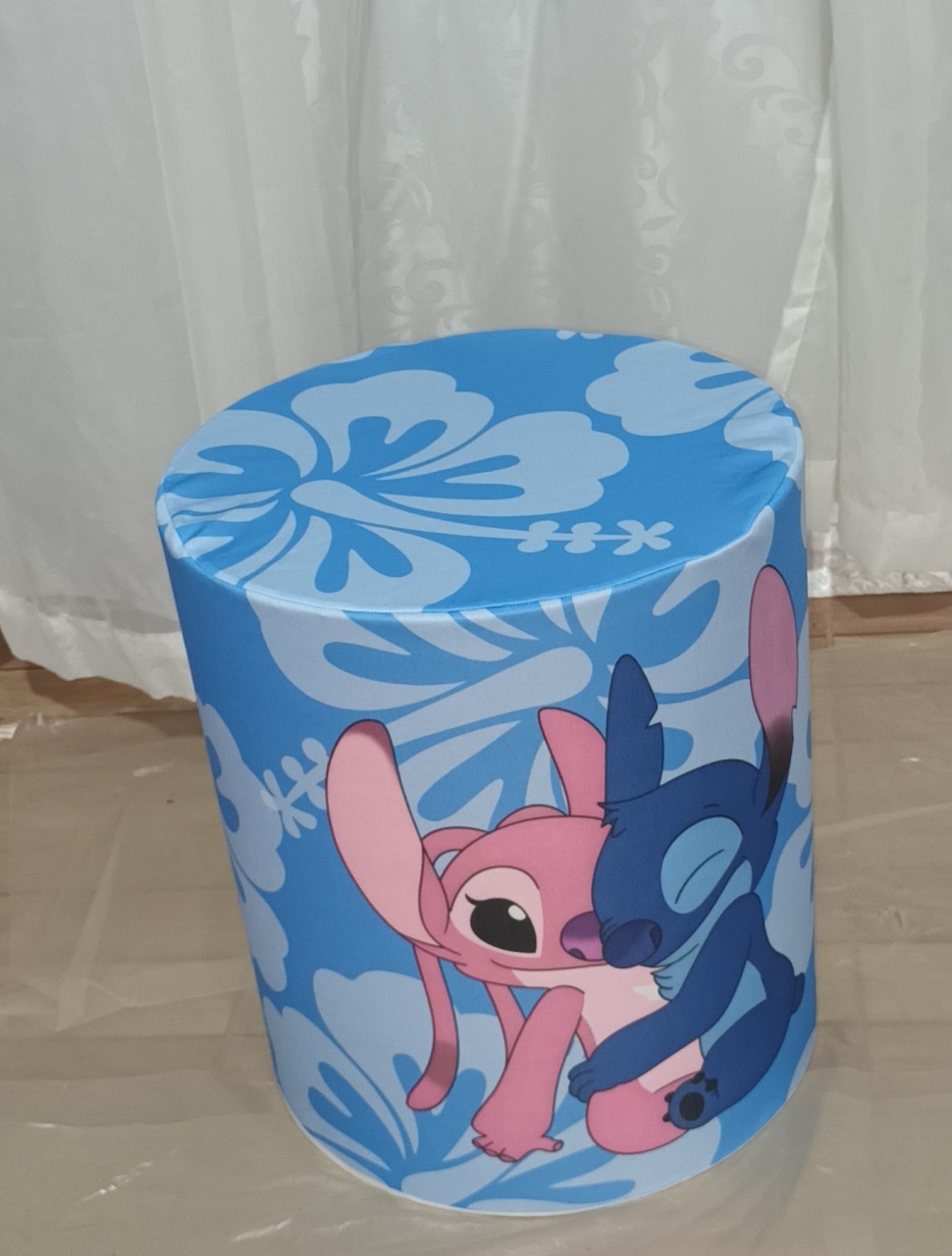 Capa de Cilindro Sublimada: Stitch\ P  - CRIS FEST DECOR - PEGUE E MONTE