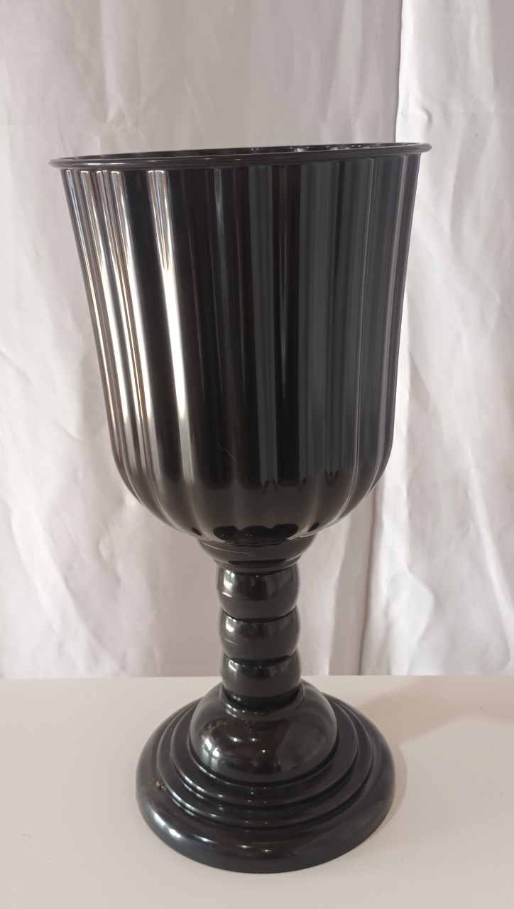 Vaso Acrilico Grande Preto - CRIS FEST DECOR - PEGUE E MONTE