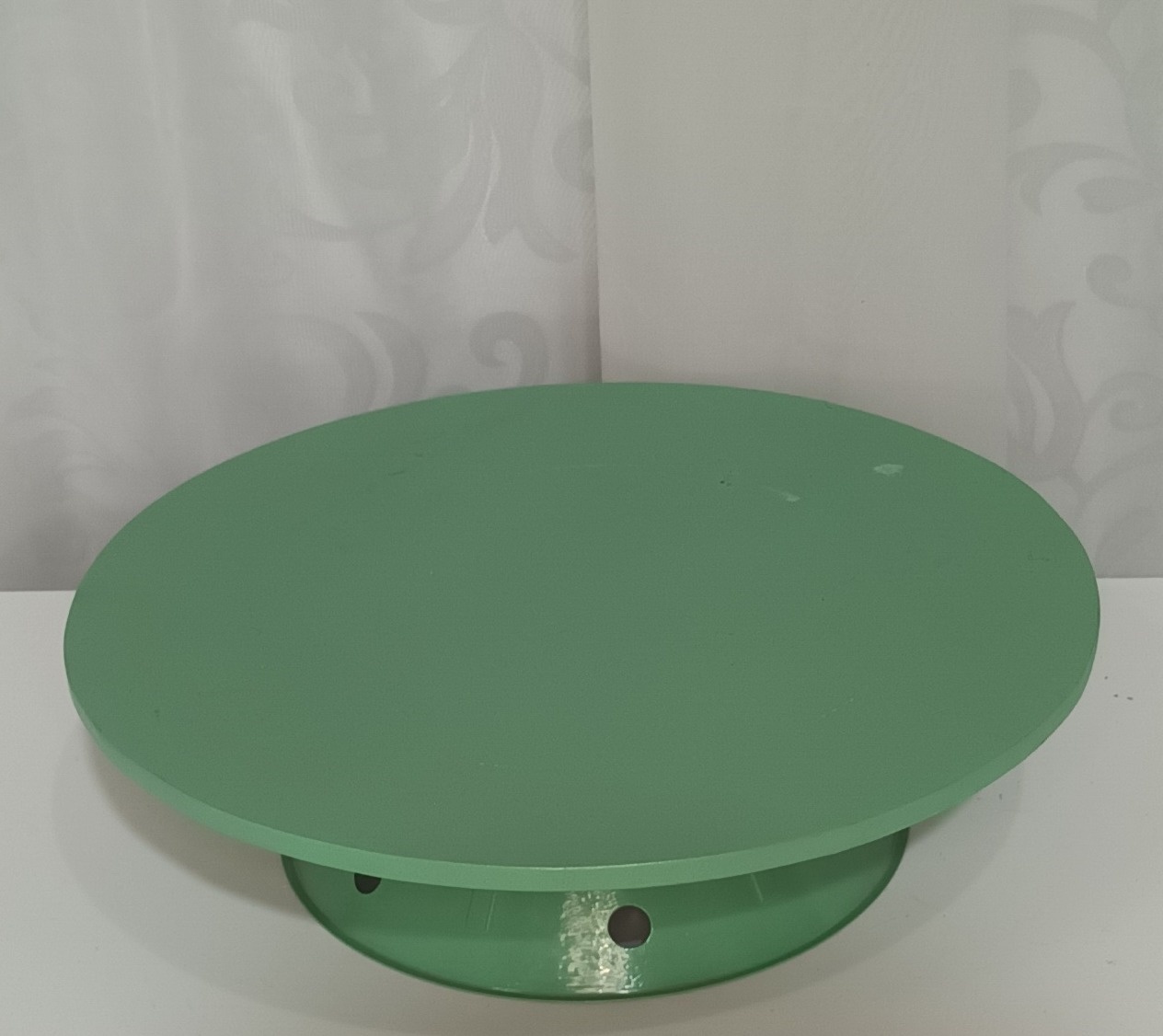 Boleira Baixa Mdf- Verde Claro - CRIS FEST DECOR - PEGUE E MONTE