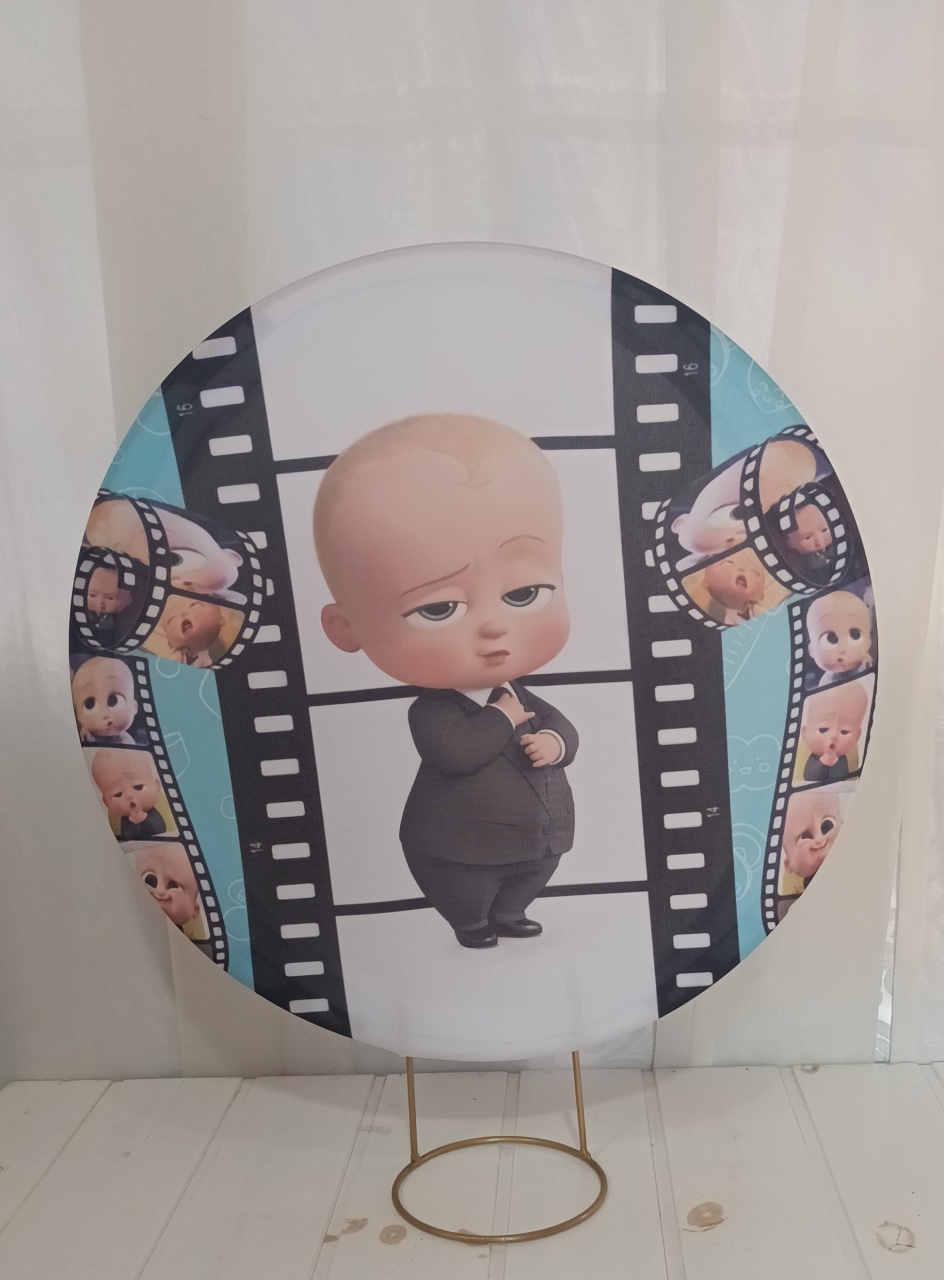 Capa Painel Sublimado 50Cm - Poderoso Chefinho - CRIS FEST DECOR - PEGUE E MONTE