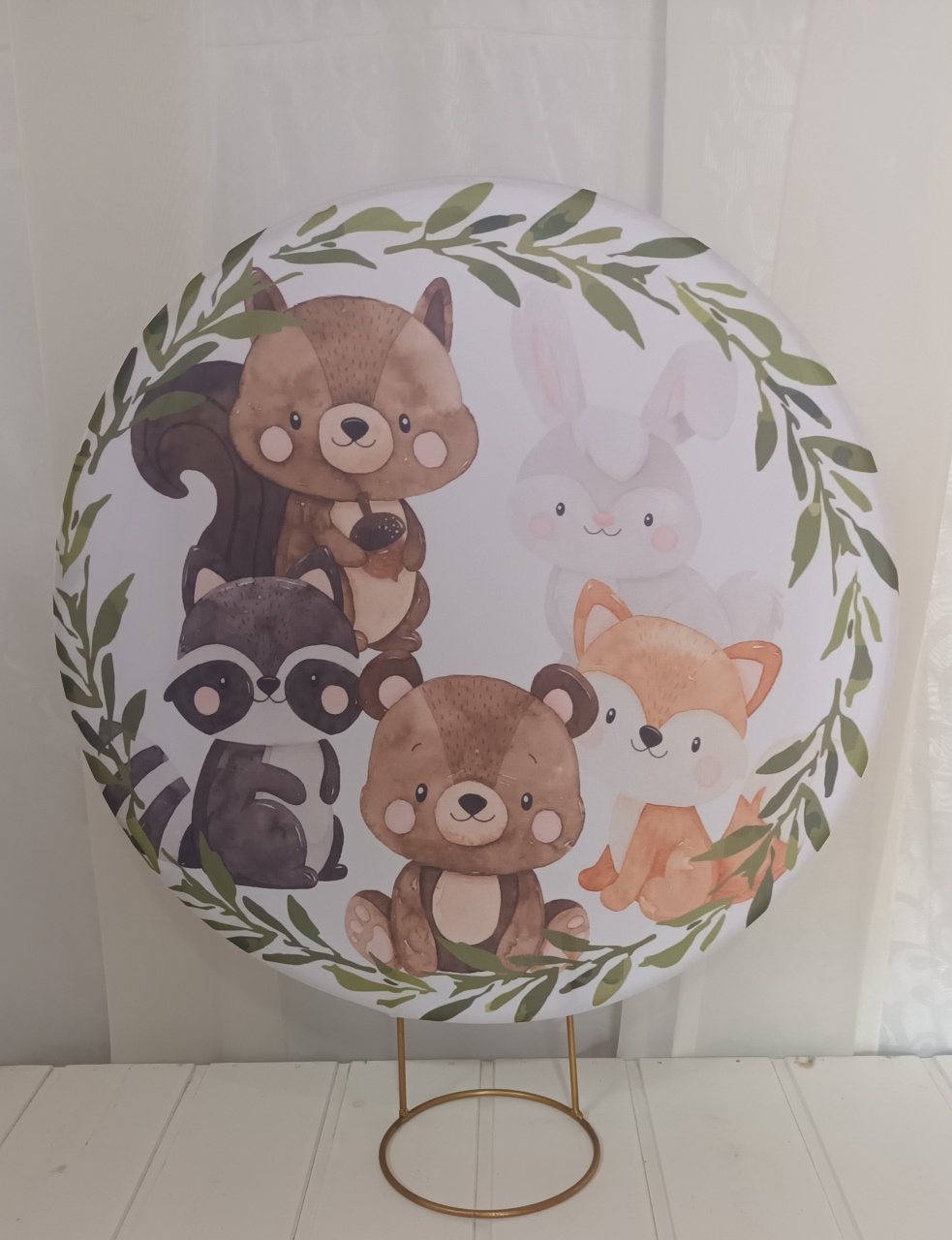 Capa Painel Sublimado 50Cm - Bosque - CRIS FEST DECOR - PEGUE E MONTE
