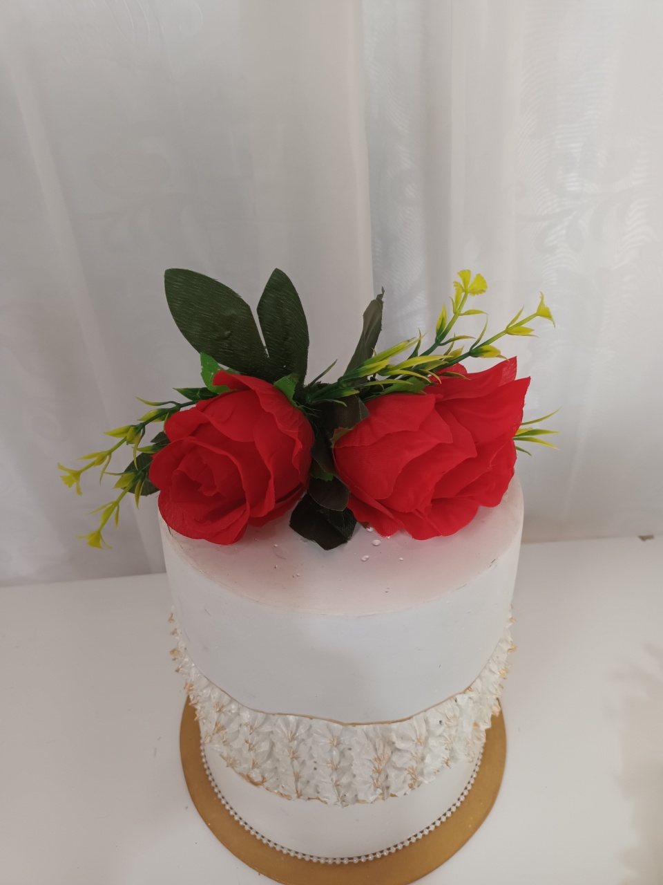 Enfeite Temático - Flores Vermelho - CRIS FEST DECOR - PEGUE E MONTE