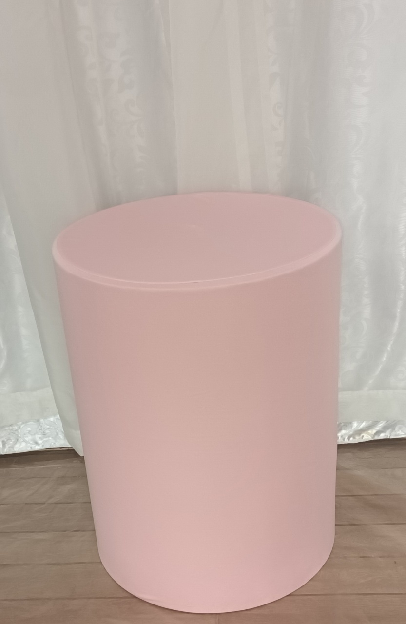 Capa de Cilindro Lisa: Rosa Candy C\M        - CRIS FEST DECOR - PEGUE E MONTE