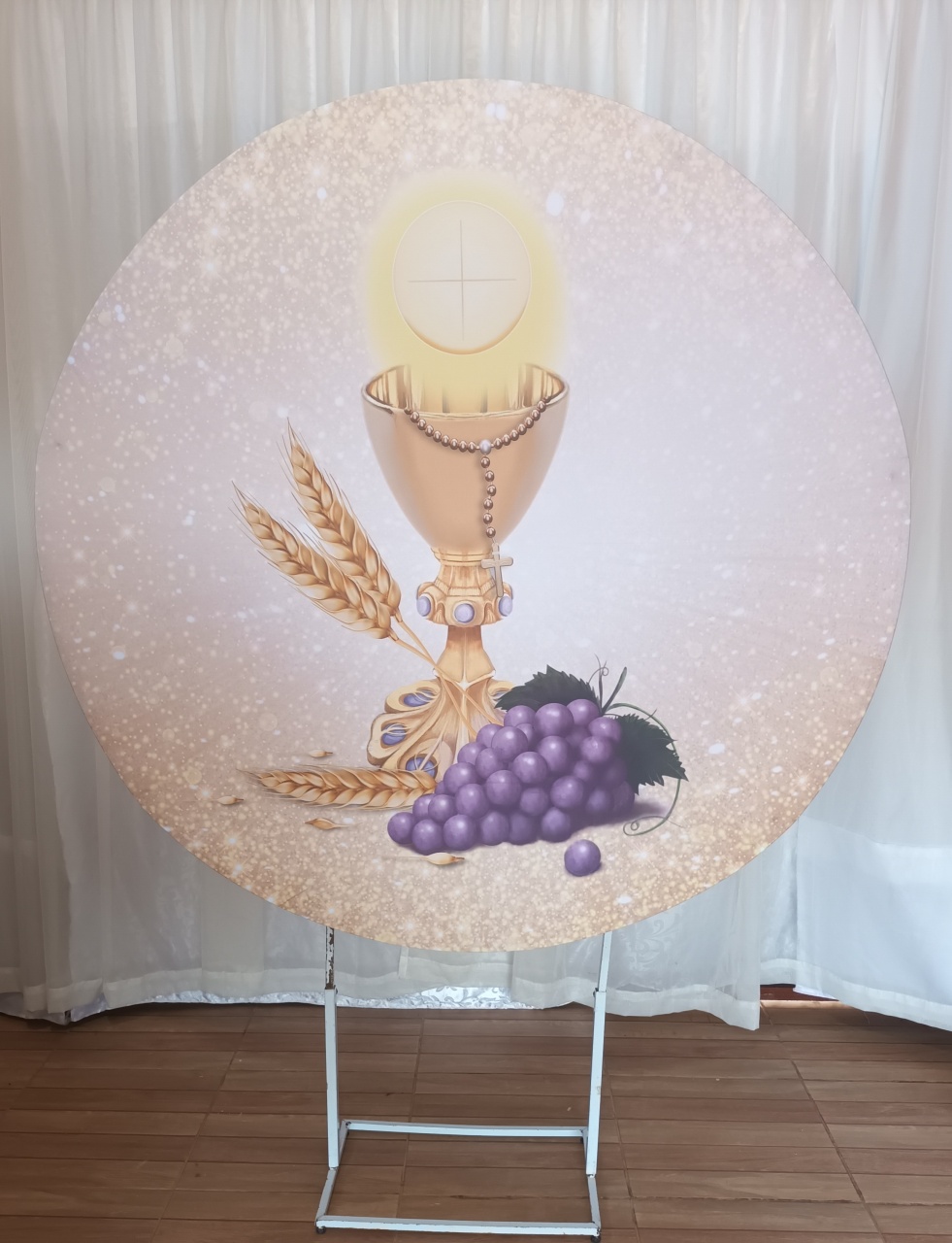 Capa Painel Sublimada 1,50 - Eucaristia - CRIS FEST DECOR - PEGUE E MONTE