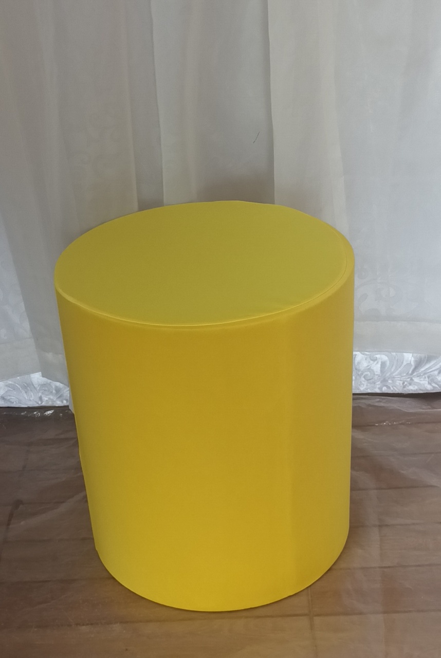 Capa de Cilindro Lisa: Mostarda C\P        - CRIS FEST DECOR - PEGUE E MONTE