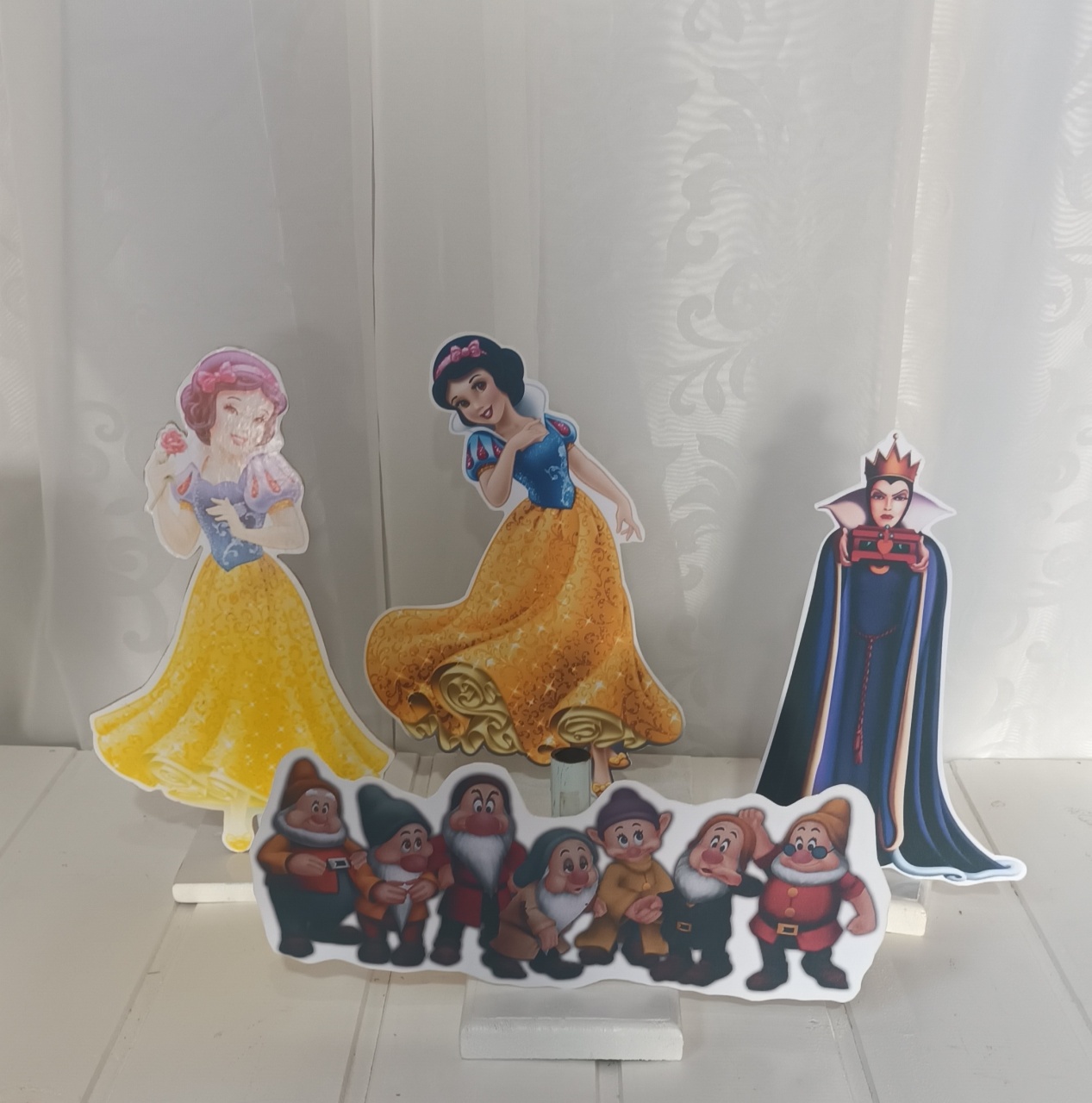  Display de Mesa - Tema: Branca de Neve - CRIS FEST DECOR - PEGUE E MONTE
