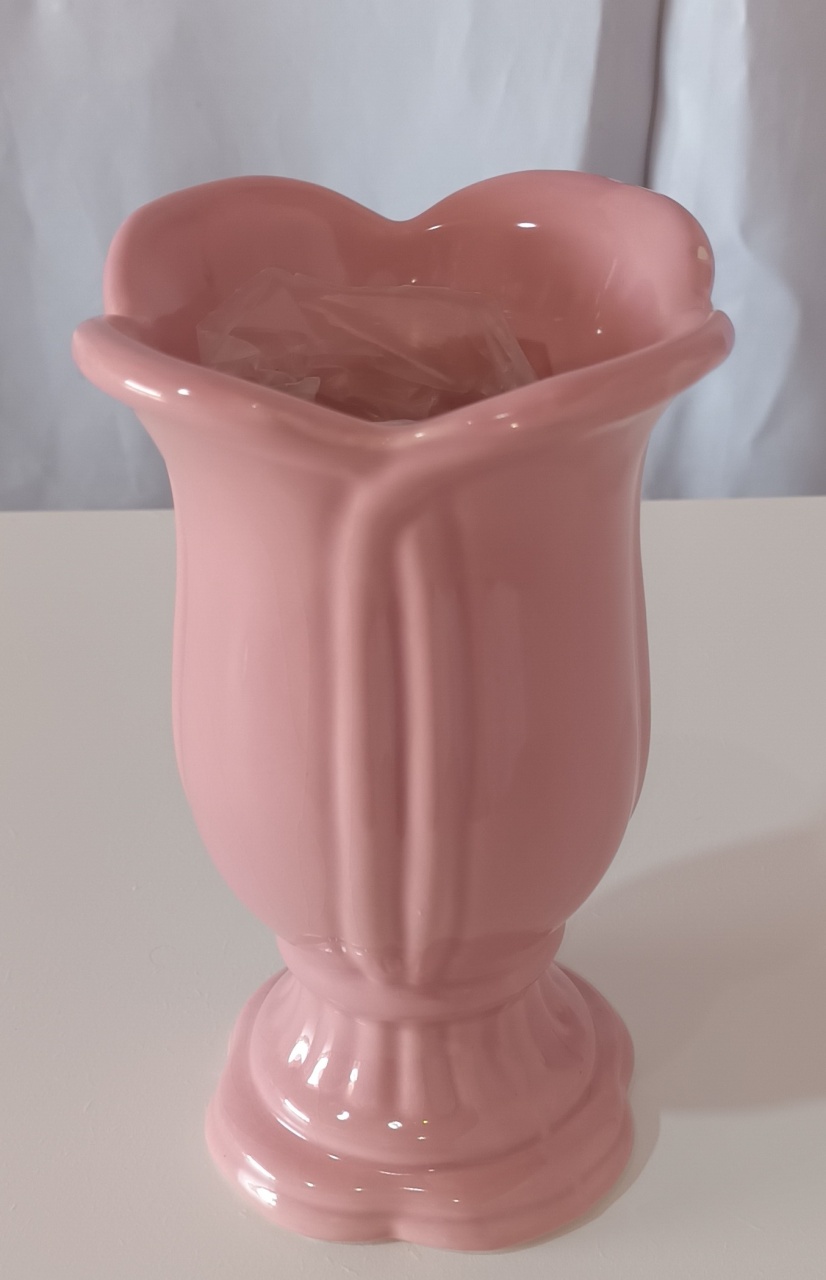 Vaso Ceramica - Rosa Claro P  - CRIS FEST DECOR - PEGUE E MONTE