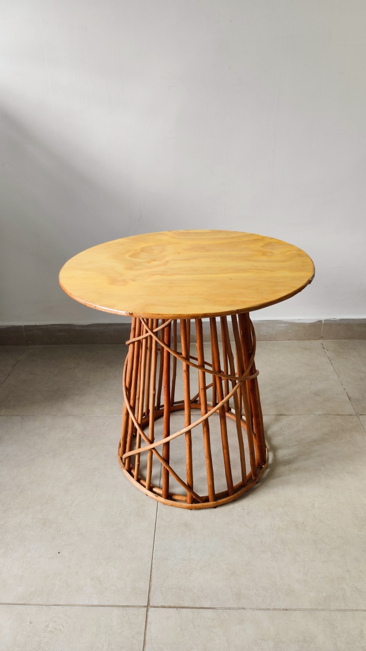 Mesa Vime Natural P - Decorart Pegue e monte e Decoração completa