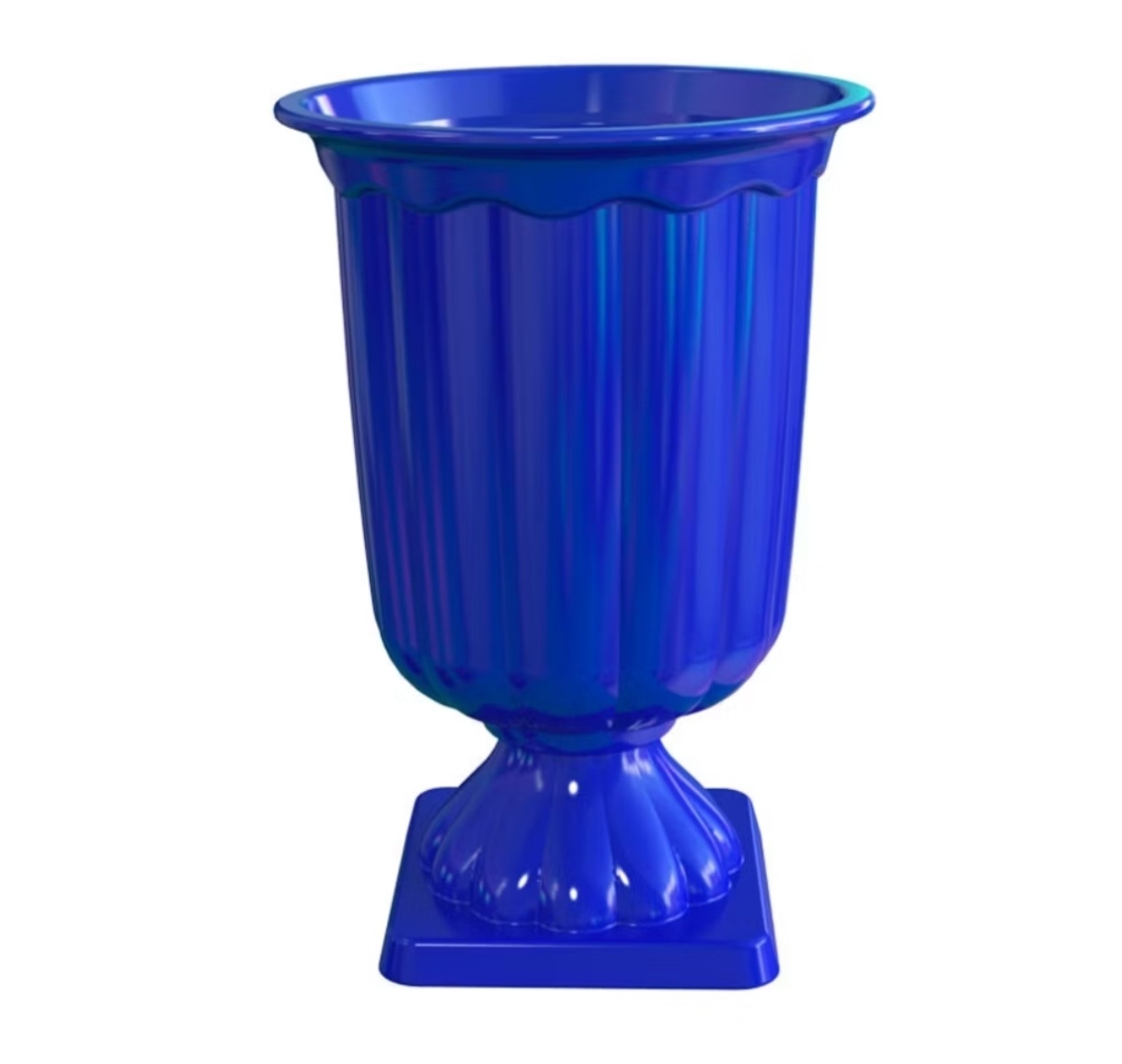 Vaso Grego Plástico P Azul Royal - Decorart Pegue e monte e Decoração completa
