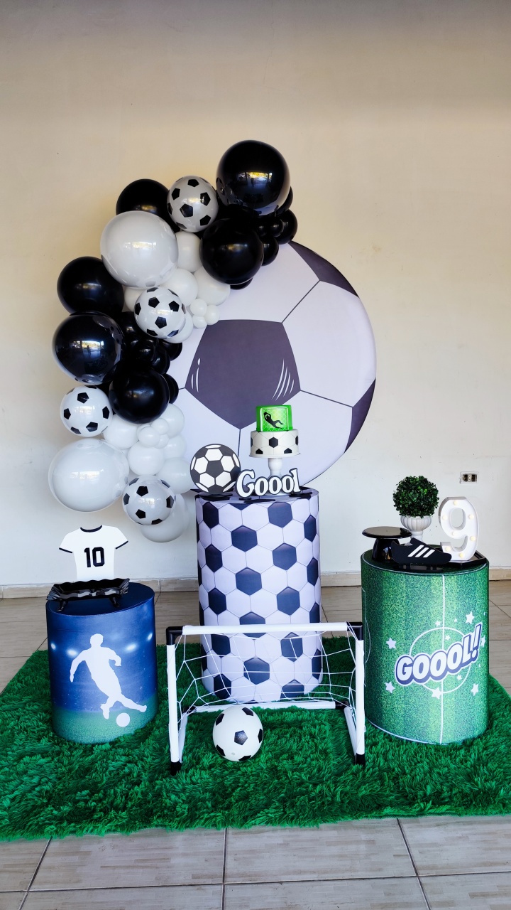 Decoração Futebol - Decorart Pegue e monte e Decoração completa