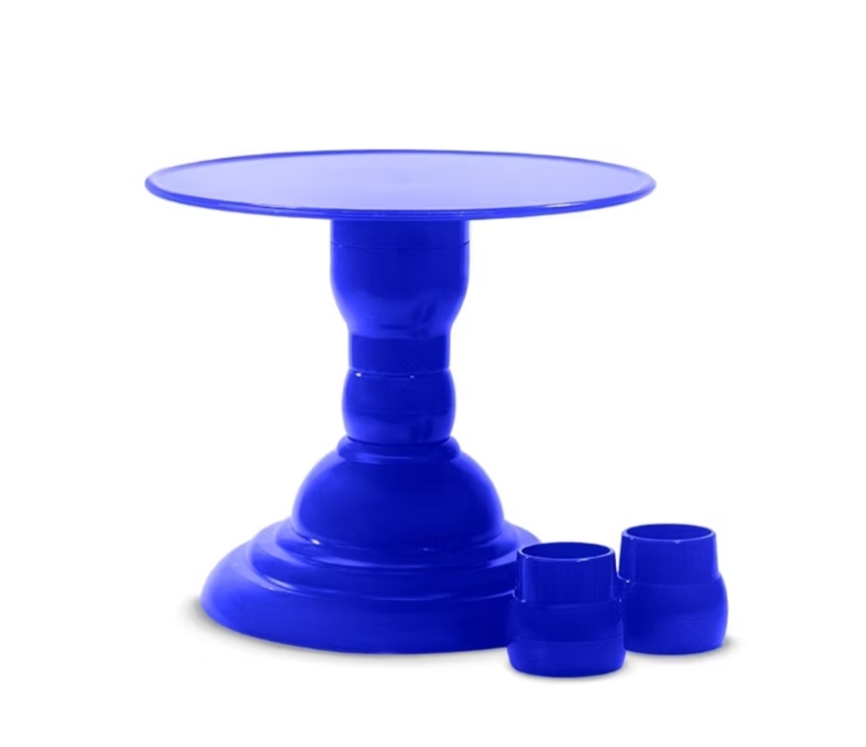 Boleira de Plástico M Azul Royal - Decorart Pegue e monte e Decoração completa