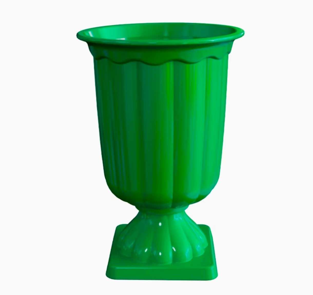 Vaso Grego Plástico P Verde - Decorart Pegue e monte e Decoração completa