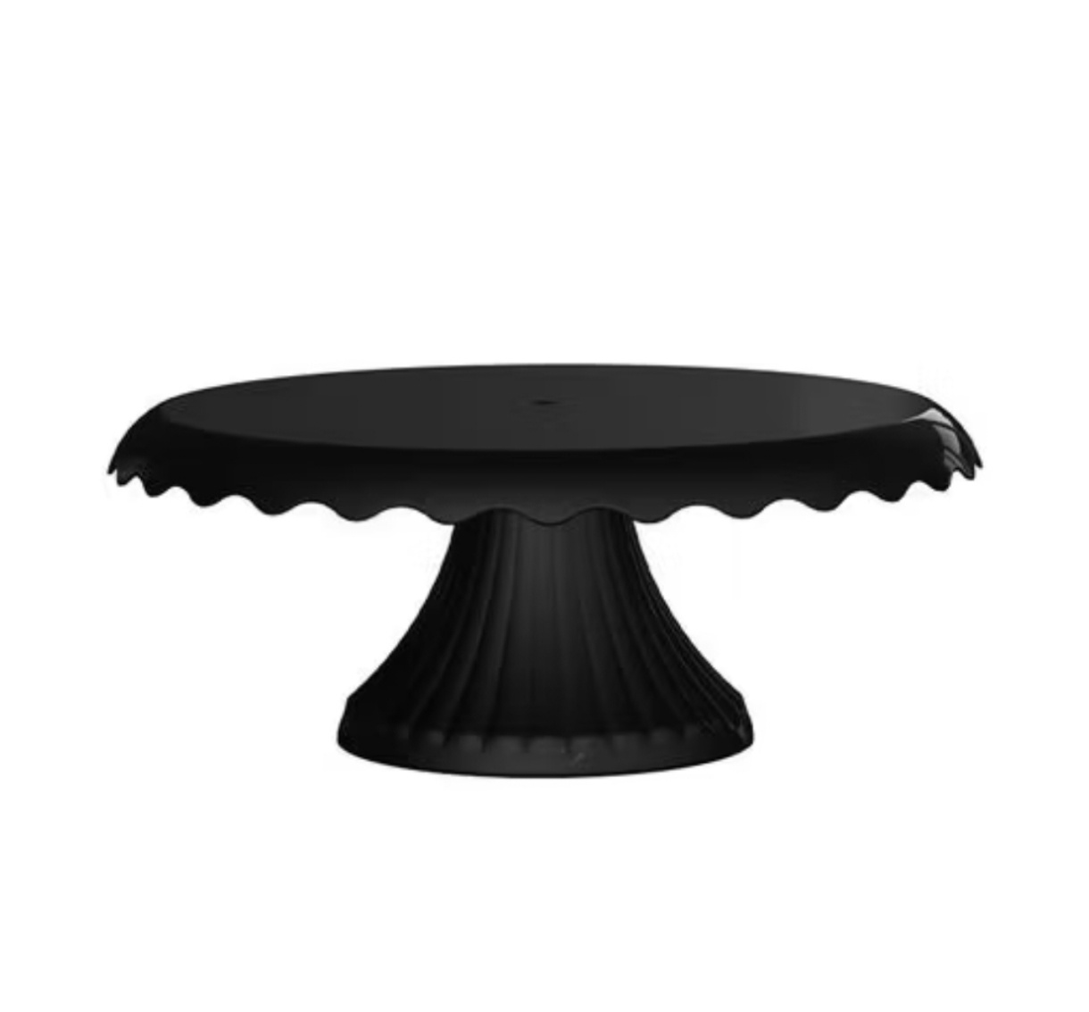 Boleira Cake Renda M Plástico Preta - Decorart Pegue e monte e Decoração completa