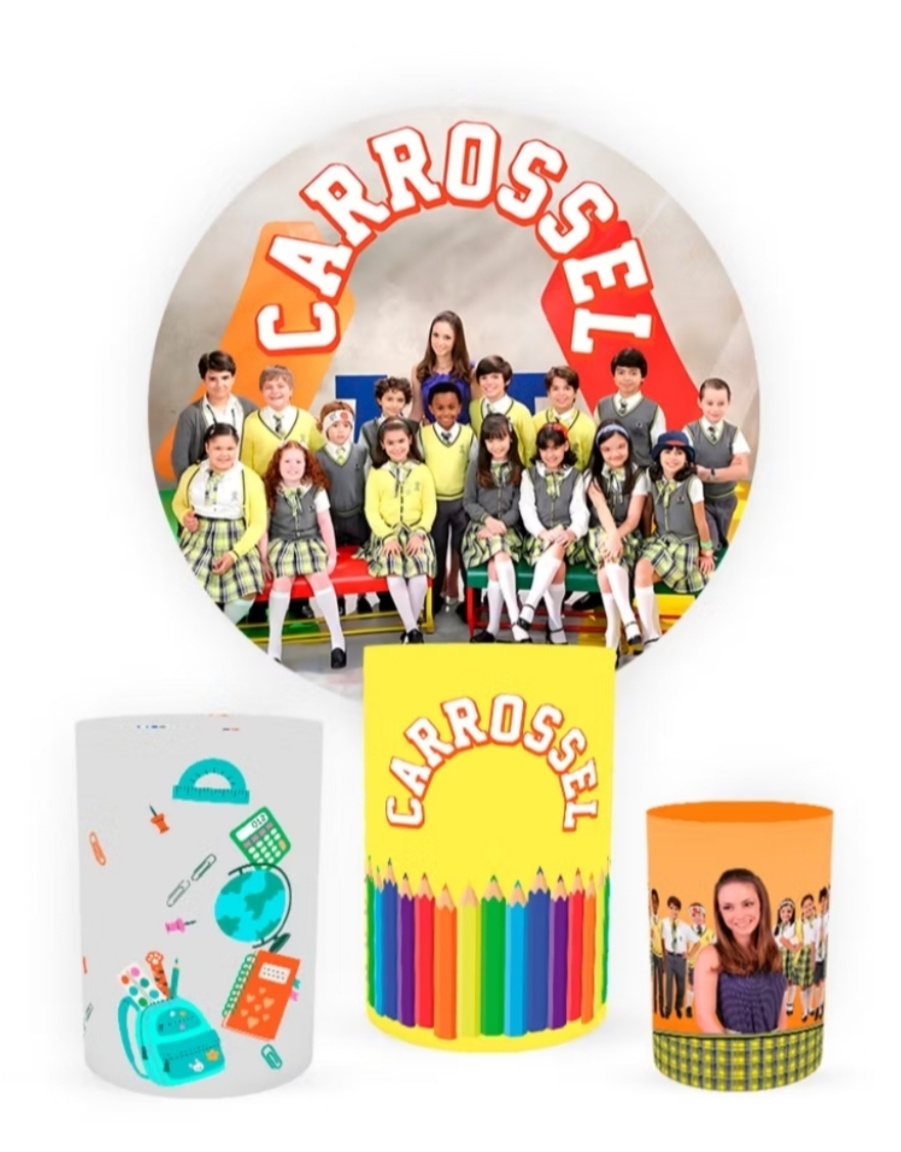 Decoração Carrossel - Decorart Pegue e monte e Decoração completa