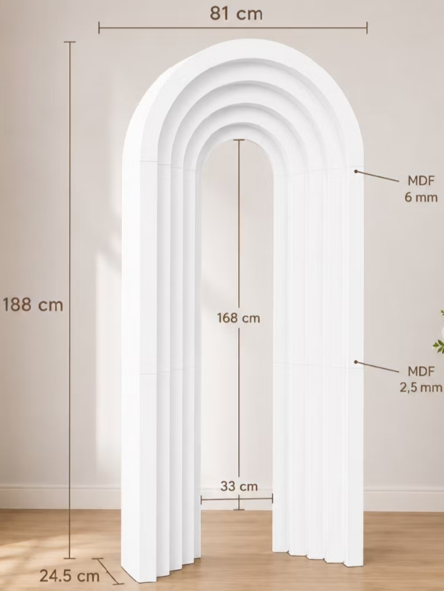 Painel Portal 3D - Decorart Pegue e monte e Decoração completa