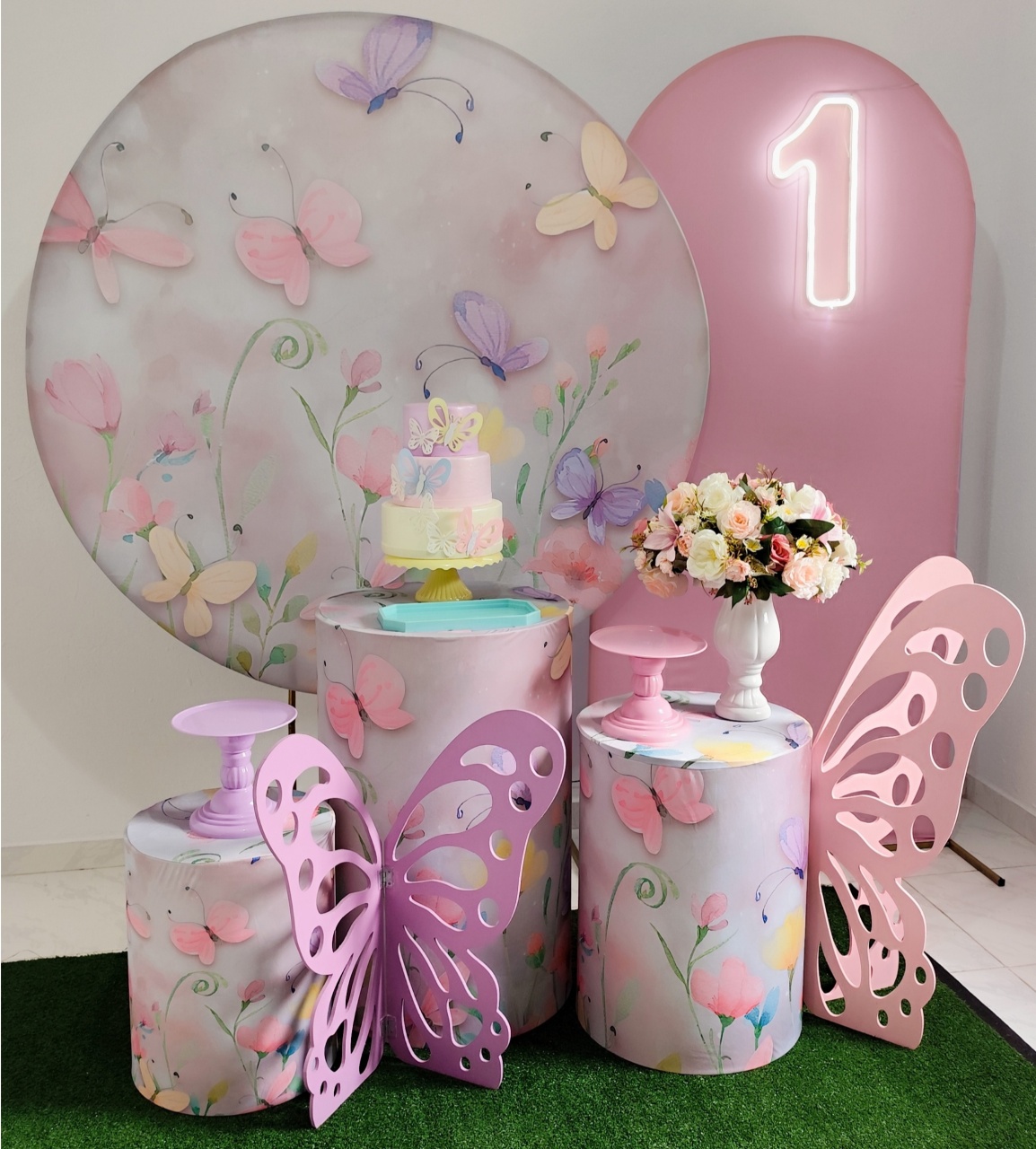 Borboletas 3 - Decorart Pegue e monte e Decoração completa