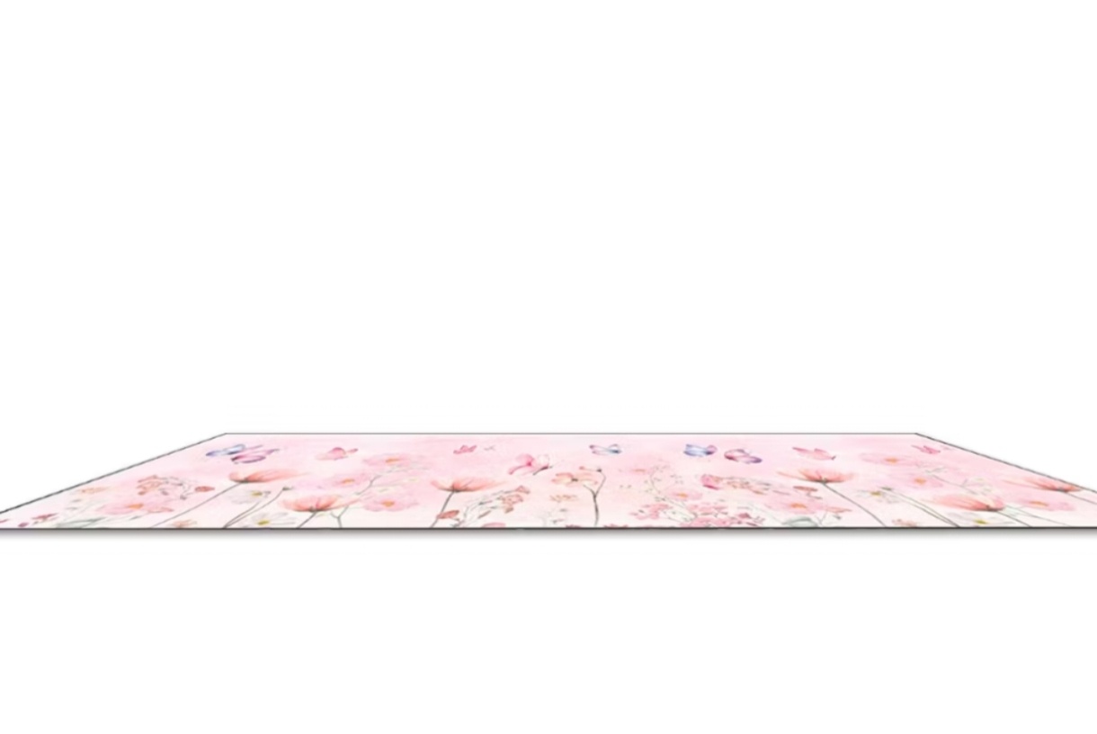 Tapete Lona Jardim Encantado 3X1 - Decorart Pegue e monte e Decoração completa