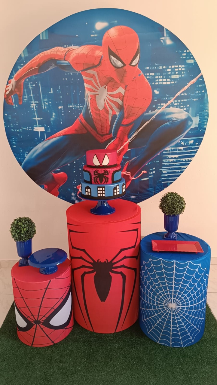 Homem Aranha - Decorart Pegue e monte e Decoração completa
