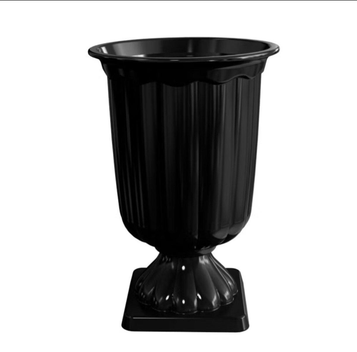 Vaso Grego Plástico P Preto - Decorart Pegue e monte e Decoração completa