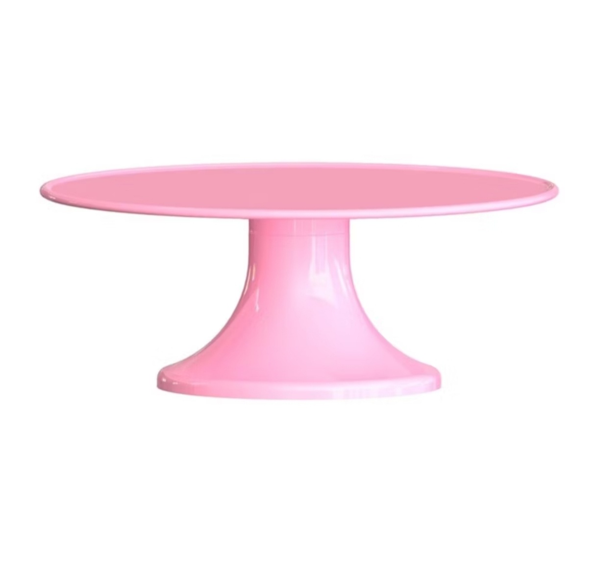 Boleira Cone Plástico Rosa Claro 32Cm - Decorart Pegue e monte e Decoração completa